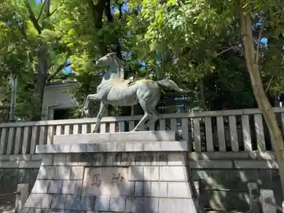 富岡八幡宮の像