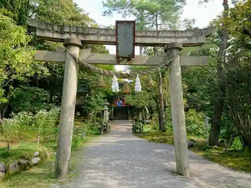 金澤神社の鳥居