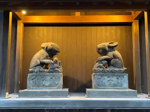 調神社の狛犬