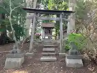 長者山新羅神社の鳥居