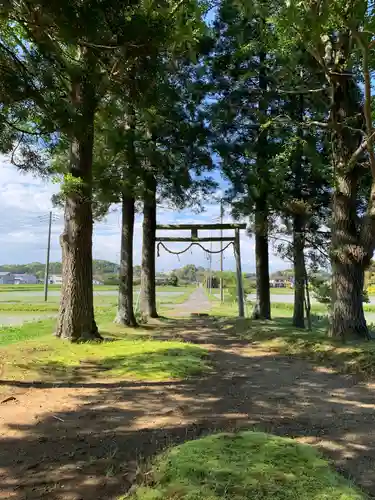 大山神社の鳥居