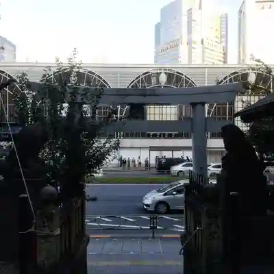 高山稲荷神社（旧鎮座地）の鳥居