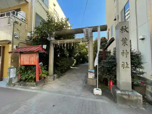 秋葉神社の鳥居
