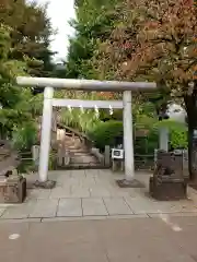 鳩森八幡神社の鳥居