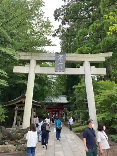 富士山東口本宮 冨士浅間神社の鳥居