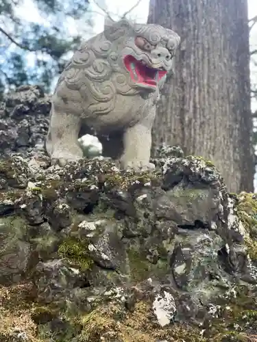 富士山東口本宮 冨士浅間神社の狛犬