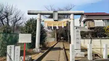 馬場氷川神社の御朱印 2025年02月
