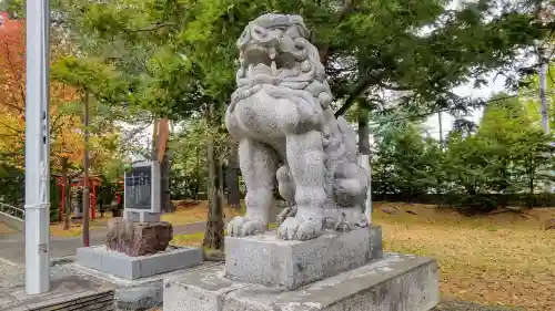 富良野神社の狛犬