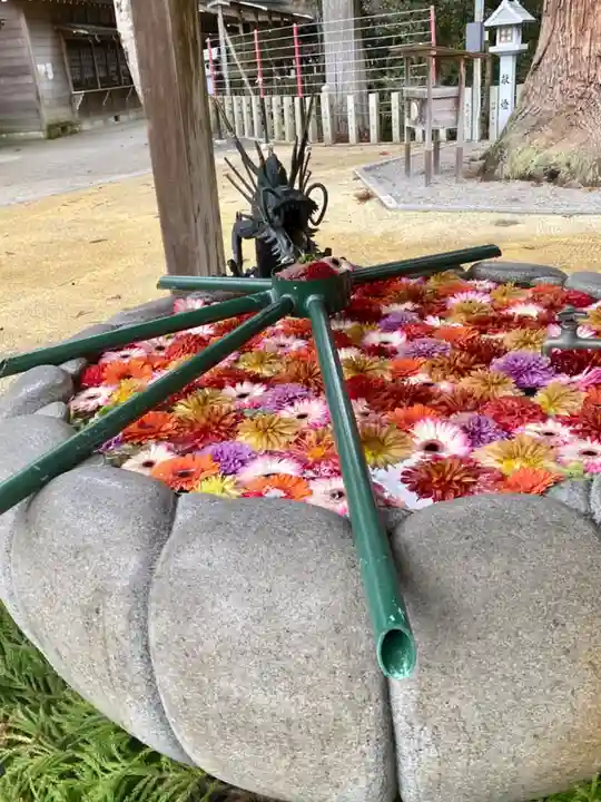 田村神社の手水舎