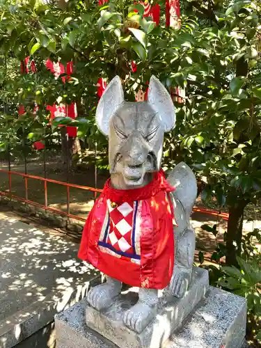 進雄神社の狛犬