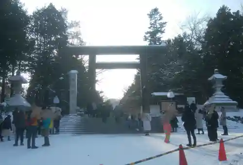 北海道神宮の鳥居