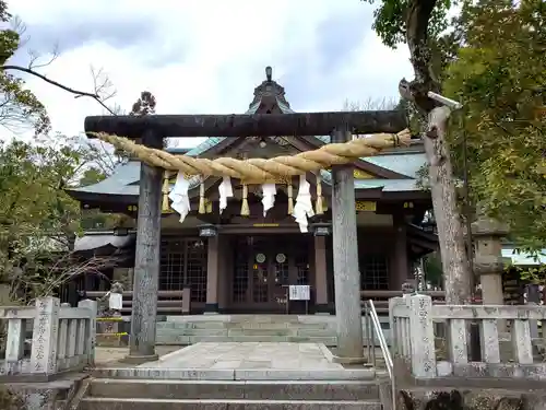 阿比太神社の鳥居