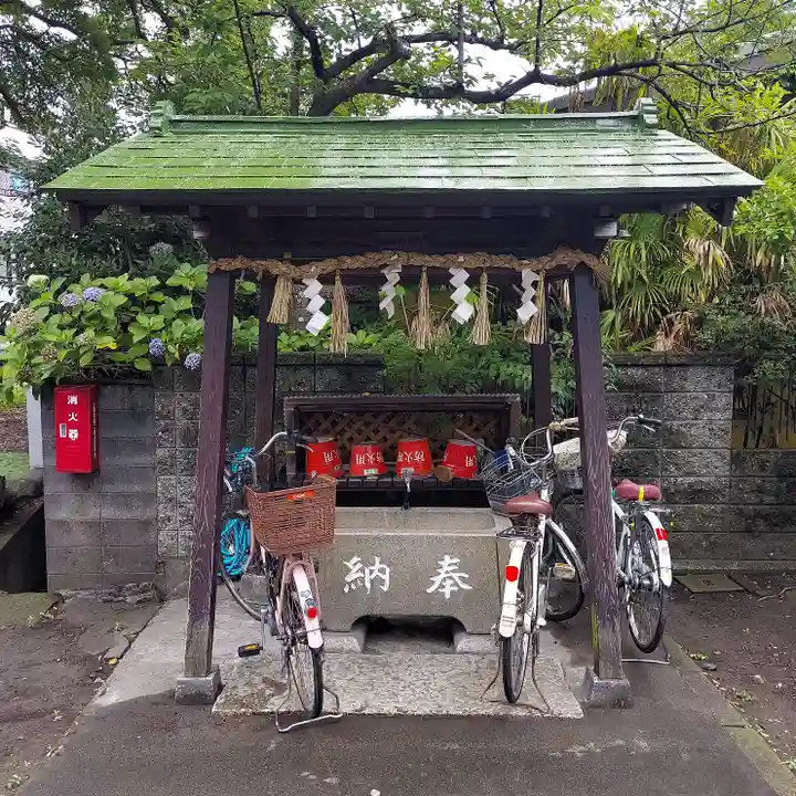 上清水八幡神社の手水舎