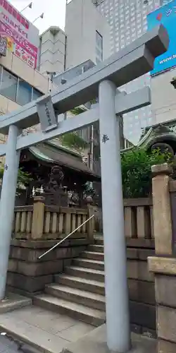 高山稲荷神社（旧鎮座地）の鳥居