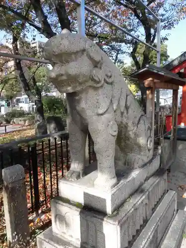 宿院頓宮の狛犬