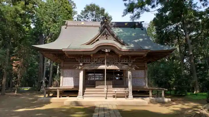 松山神社の本殿・本堂