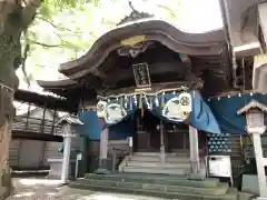 津田八幡神社の本殿