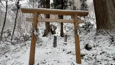 戸隠神社九頭龍社の鳥居