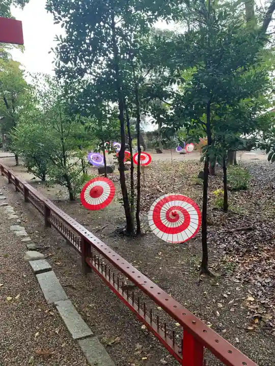 彌都加伎神社の庭園