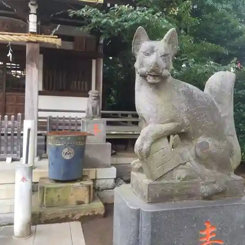 綾瀬稲荷神社の狛犬