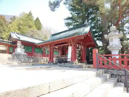 日光二荒山神社中宮祠の手水舎