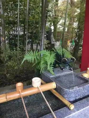 北岡神社の手水舎