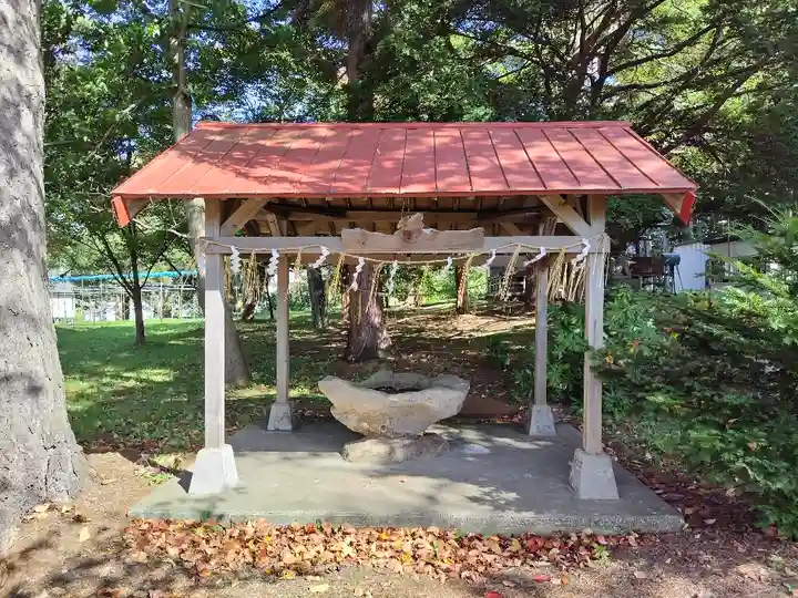 音江神社の手水舎