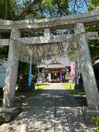 鏡石鹿嶋神社の鳥居