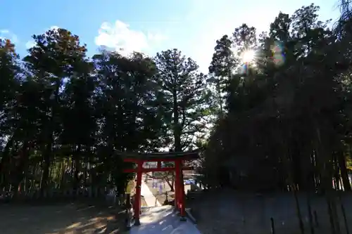 小川諏訪神社の景色