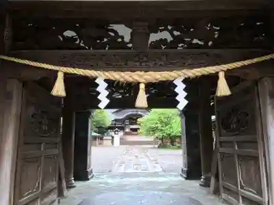 尾山神社の山門・神門