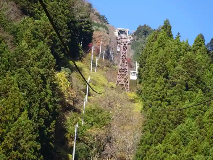 身延山奥之院思親閣の周辺