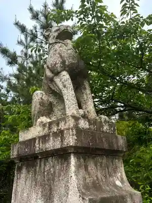 鳥取縣護國神社の狛犬