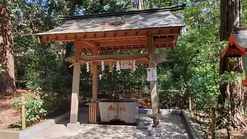 宮川熊野神社の手水舎