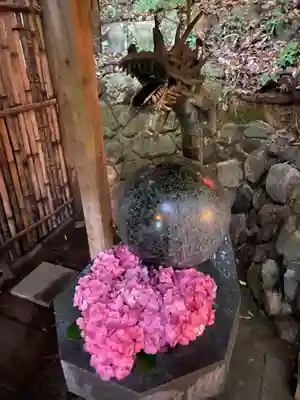 宮地嶽神社の手水舎