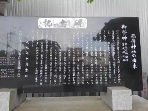 川崎稲荷神社の歴史