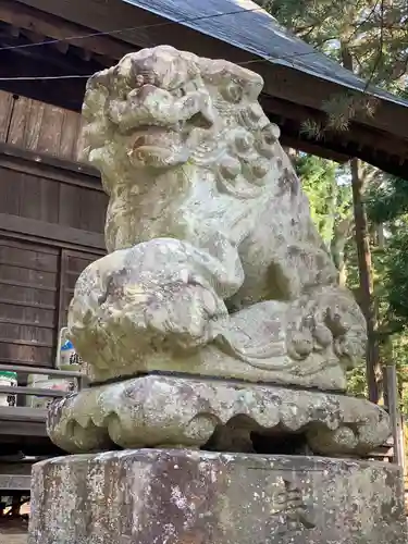 河口浅間神社の狛犬