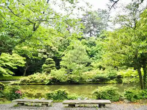 尾山神社の庭園