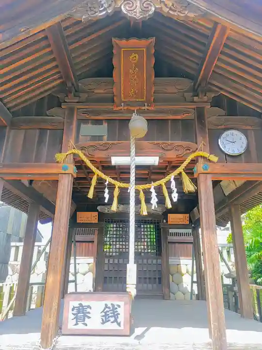 白山社(長束)の本殿・本堂