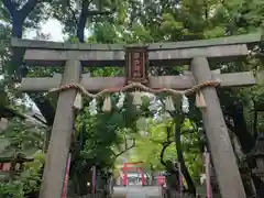 開口神社の鳥居