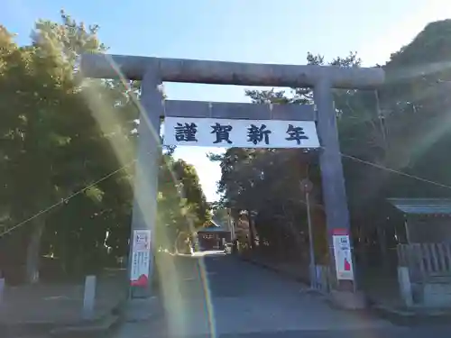 鶴谷八幡宮の鳥居