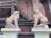 泊神社の狛犬