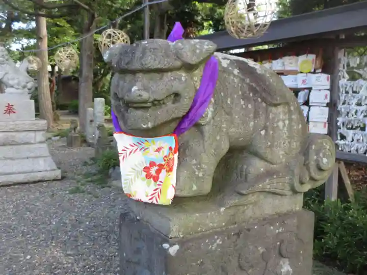 菊田神社の狛犬