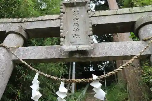 菅布禰神社の鳥居