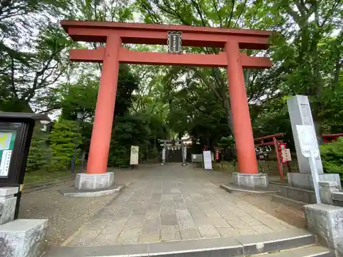 世田谷八幡宮の鳥居