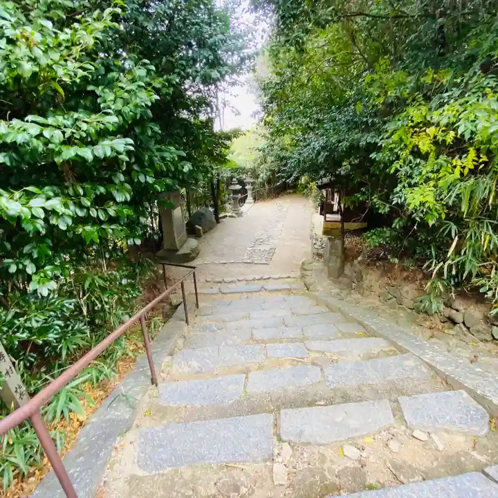 飛鳥坐神社の自然