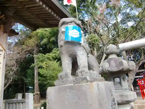 常陸第三宮　吉田神社の狛犬