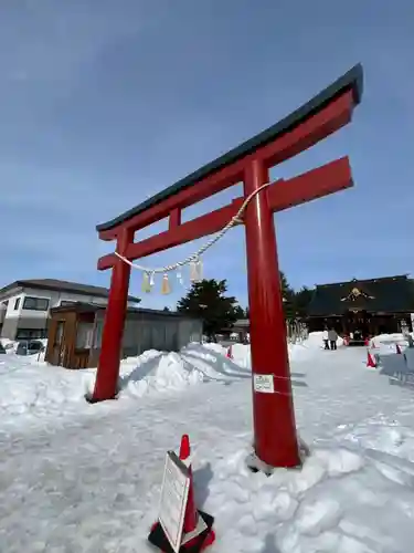 美瑛神社の鳥居