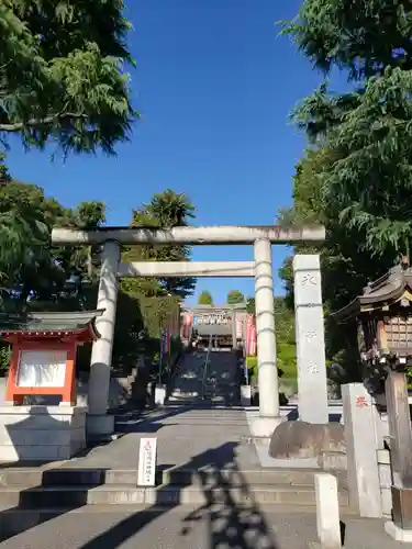 中野沼袋氷川神社の鳥居