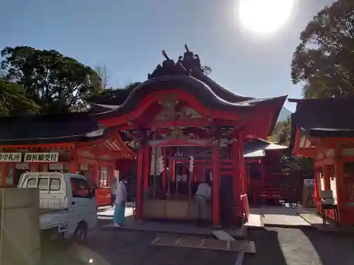 枚聞神社の本殿