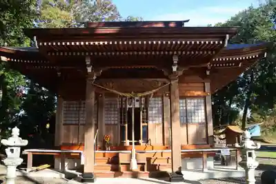 阿久津「田村神社」(郡山市阿久津町)旧社名:伊豆箱根三嶋三社の本殿・本堂